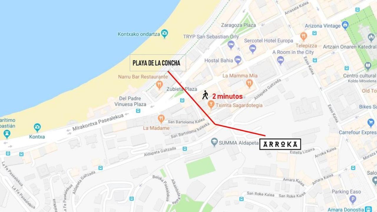 Pension Arroka San Sebastián Zewnętrze zdjęcie
